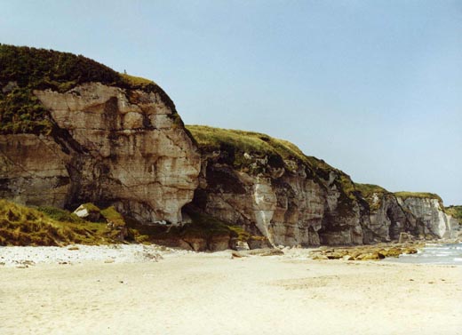 white park bay cliffs